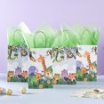 thumbnail image 4 of Bolsas de regalo para fiestas, paquete de 36 unidades, Jungle Safari, Woodland, con temática de animales, 4 of 9