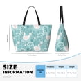 thumbnail image 3 of Daiia Swan And Flowers4 Beach Travel Bag - Water-Resistant Beach Bag, Lightweight Tote with 7 Pockets for Women and Men - Gym,Pool,Camping,Reusable Grocery Bag, 3 of 6
