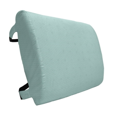 

Aqua Lumbar Pillow Curvy Lines Bubbles in High Seas Surfing Season Water Sports Oceanic Summertime Soft Back Cushion for Office Chairs with Adjustable Straps 14 x 13 Sky Blue White by Ambesonne