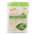 thumbnail image 1 of Cucharas desechables Ecoshell biodegradables jumbo 25 pzas, 1 of 6