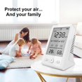 thumbnail image 3 of CO2 Infrared NDIR Temperature Humidity Sensor Tester Air Quality Monitor Carbon Dioxide Detector Meter Digital Gas Analyze, 3 of 5