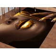 thumbnail image 4 of Salon Decor Rug, Corridor Rug, Saloon Rug, Gift For Him, Woman Gold Lip Rugs, Black Woman Rug, African Rugs, Stair Rug, Girl Room Rug, 3.3'x5' - 100x150 cm, 4 of 8