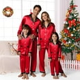 thumbnail image 1 of Tenues Assorties pour la Famille Hommes Vêtements Quotidiens pour la Famille Hauts à Manches Longues Pantalons Chemise Pantalons Ensembles avec Poches, Tenues Assorties pour la Famille Rouges pour Femmes TG, 1 of 1
