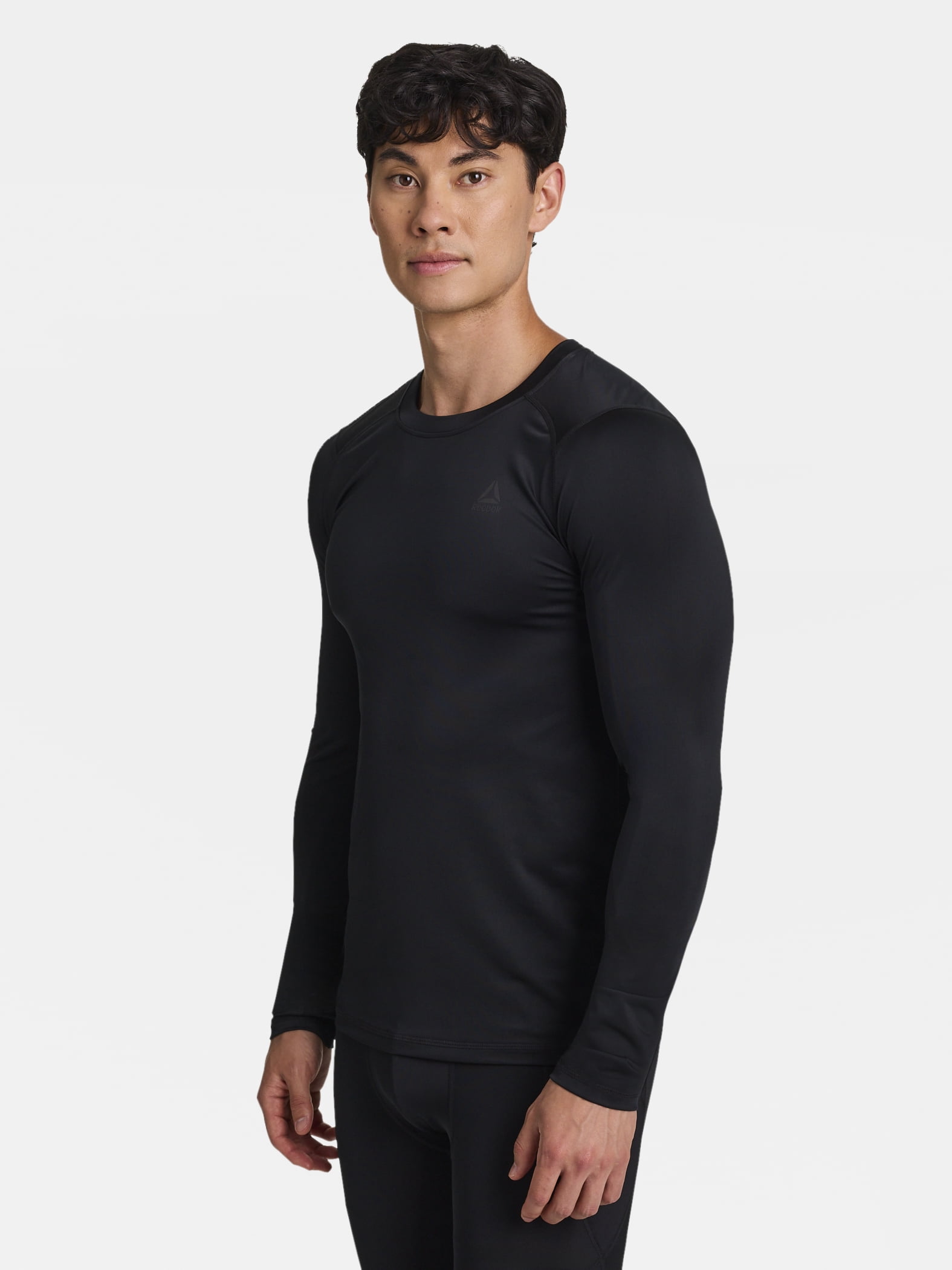 Reebok Men's and Big Men's Kinetic Compression Long Sleeve Top, Sizes XS-5XL