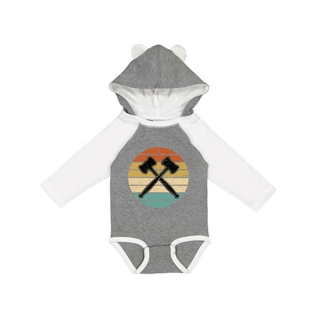 

Inktastic Lawyer or Judge Gavel Gift Gift Baby Boy or Baby Girl Long Sleeve Bodysuit