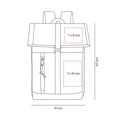 thumbnail image 4 of Paquete 50 piezas Mochila casual con broche metálico gris 31 x 47 x 10, 4 of 4