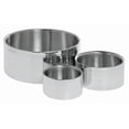 thumbnail image 2 of HUBERT® Round Double-Wall Hammered Stainless Steel Bowl - 4 3/4" Dia x 2 1/2" H, 2 of 5