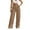 A-Khaki307, variant on XIAONU Womens High Waist Wide Leg Suit Pants Flowy Straight Leg Trousers For Office And Casual Wear Black