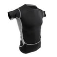 thumbnail image 1 of Camisetas de Punto de Compresión Zulema para Hombre Tops de Manga Corta Deporte Fitness Gimnasio Culturismo Baloncesto Negro XL, 1 of 7