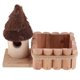 thumbnail image 1 of Maceta Mini Jardinera Decoración De Jardín Con De Pájaro kusrkot Maceta suculenta de madera, 1 of 6