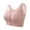Light Pink, variant on NIEWTR Womens Front Snap Closure Bras Soft Seamless Wireless Lace Bralettes Comfort Full Coverage Bra(Black,XL)