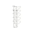 thumbnail image 2 of 6431BL 5 Pocket Wire Wall Display - Black, 2 of 2