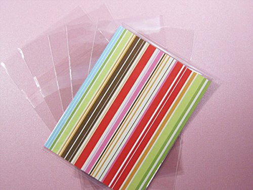 Resealable Cello Poly Bags P 4500 Pcs 4 15/16 x 6 9/16 Clear A6+ Tape on Bag 