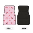 thumbnail image 2 of Yiaed Floral Strawberr Print Carpet Floor Mats for Cars, Auto Accessories Front & Rear Car Floor Mats Car Floor Foot Mat Sets of 4 Pieces, 2 of 7