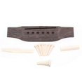 thumbnail image 5 of Datingday 1Set Acoustic Guitar Bridge + Bone Bridge Pins/Saddle/Nut Saddle Guitar Parts, 5 of 6