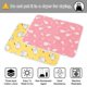 thumbnail image 5 of Paquete de 3 almohadillas para cambiar pañales, Maveek, portátil, para niños pequeños, impermeables, para cambiar pañales de bebé, almohadilla de cambio premium, almohadilla para cama, alfombrilla de juego Zhivalor WMZL-2084-5, 5 of 6