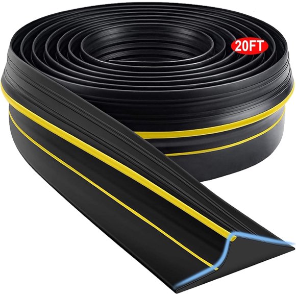 Universal Garage Door Threshold Seal Strip Bottom Weather Stripping Replacement Rubber FT Length, door seal strip, door sealing strips