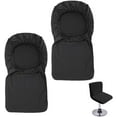 thumbnail image 1 of Housse de Tabouret de Bar avec Dossier Extensible pour Chaise de Salle à Manger Pivotante, 1 of 5