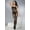 Black, variant on Faux garter with thigh hi bodystocking 1026-WHITE
