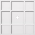 thumbnail image 1 of Ekena Millwork CMP30RK-02000 30 Po OD x 2 Po ID Carré Rubik Architectural Grade PVC Contemporain Plafond Médaillon, 1 of 1