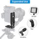 thumbnail image 5 of DSLR Camera L Bracket Tripod Quick Release Plate for Canon Nikon Sony DJI Osmo Ronin Zhiyun Stabilizer, 5 of 5
