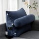 thumbnail image 1 of Cojín de sofá, almohada triangular simple, almohada extraíble y lavable, respaldo para sala de estar, 1 of 6