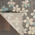 thumbnail image 4 of Serene Contemporary Floral Grey/Beige 5'3" x 7'3" Area Rug, (5' x 7'), 4 of 6
