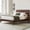 Chocolate, variant on Christopher Knight Home Mid-Century Modern Solid Bamboo Wood Platform Bed, Queen Size, Chocolate