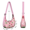 thumbnail image 4 of Crescent Bag for Women Men Trendy,Shoulder Bag with Adjustable Strap Strawberry Cute, 4 of 5