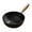 Black, variant on Fiocias Iron Wok Pan Cookware Small Multipurpose Cooking Pan Sturdy Chinese Wok for Stir 26cm