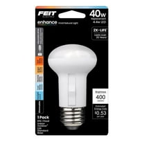 Feit Electric 3018699 40W R16 E26 Medium LED Bulb - Adjustable Equivalence, White