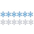 thumbnail image 2 of Christmas Snowflake Wall Decoration Lights 6 Blue 6 White LED Snowflake Wall Lights for Living Room and Entryway Decor, 2 of 9