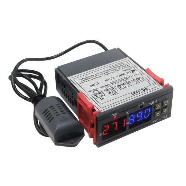 Controlador Inteligente de Temperatura y Humedad Inteprter STC-3028 110-220V