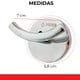 thumbnail image 3 of Kit De 2 Ganchos Para Toalla Toallero Para Pared Color Cromo Accesorio Para Baño Meer TM-009, 3 of 4