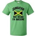 thumbnail image 3 of Inktastic Jamaica Awesome Jamaican T-Shirt, 3 of 5