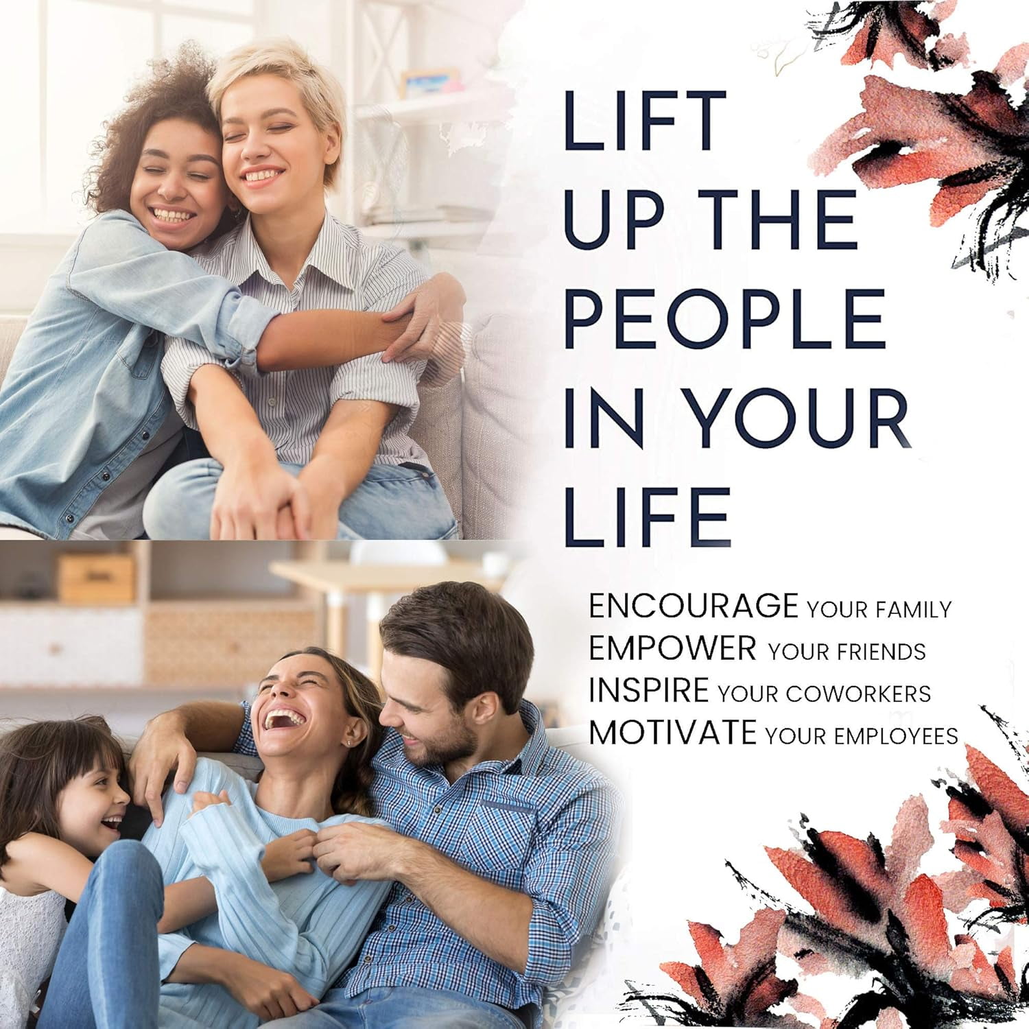 Bath Bombs for Women Relaxing with Inspirational Messages, 12 Natural and Organic Bath Bombs with Essential Oils & Skin Moisturizing Shea Butter. Selfcare Gift for Mom, Wife, Girlfriend