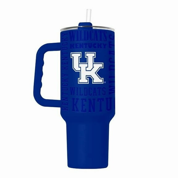 Logo Brands 159-S40PT-73 40 oz NCAA University of Kentucky Replay Powder Coat Tumbler