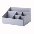 thumbnail image 1 of XmhyTop Caja de almacenamiento de cosméticos - dividida en compartimentos, almacenamiento perfecto, gris, 1 pieza, 1 of 5