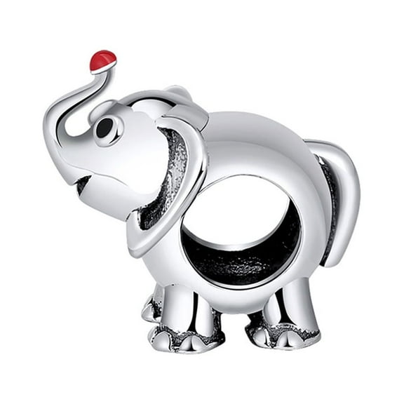 Elephant Charm European Bead Sterling Silver Ginger Lyne Collection