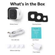 Snapbud 3MP 2K Window Camera