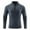 Navy, variant on ZCFZJW Men's Quick-Dry Active Sports Shirts Lightweight Casual Quarter Zip Long Sleeve Running Pullover Tops Outdoor Sweatshirt Dark Gray XXL