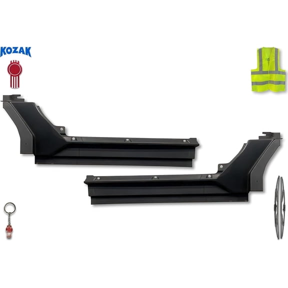 KOZAK Covers Sleeper Set (Right Passenger & Left Driver Side) Compatible with T680 Next Gen 2022