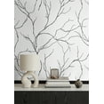 thumbnail image 6 of NextWall Delicate Branches Peel and Stick Wallpaper, 6 of 8