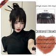 thumbnail image 5 of Synthetic Princess Cut Bangs Wig Female Bangs Hair Fake Bangs Natural Forehead Wig Piece, 5 of 6