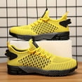 thumbnail image 5 of New+[Popular Choice] Men's Large Size Sneakers Breathable Fabric Running Shoes  - Striped, with Stability Support, 5 of 9