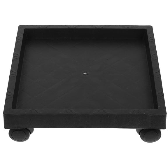 Planter Caster Trolley Pantry Organizers and Storage Tray Lids Black