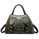 thumbnail image 3 of Bolso de mano de lujo para mujer, con estampado vintage, con asa superior, de gran capacidad, para viaje diario, de piel de alta calidad, diseño moderno, 3 of 5