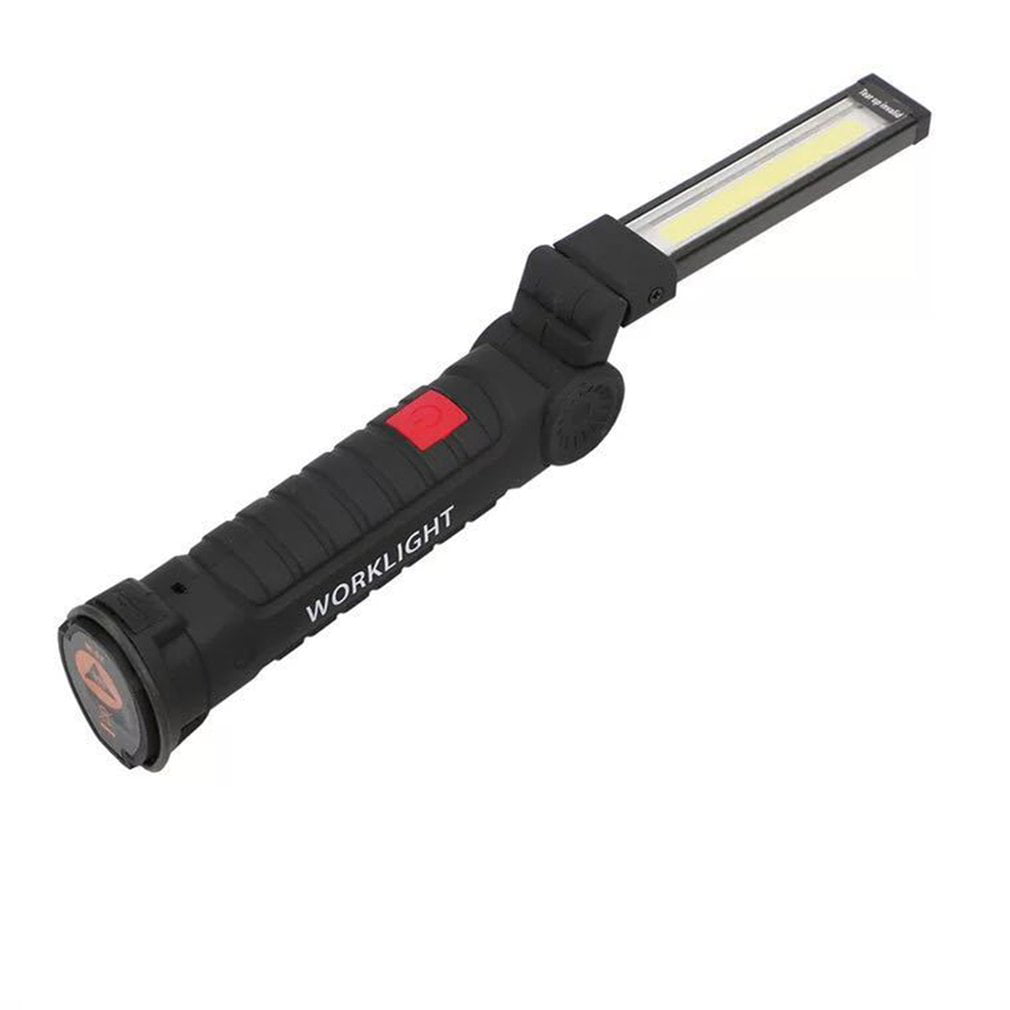 New Rechargeable Foldable COB LED LIGHT Lamp Torch Flashlight USB Work Light Hot 