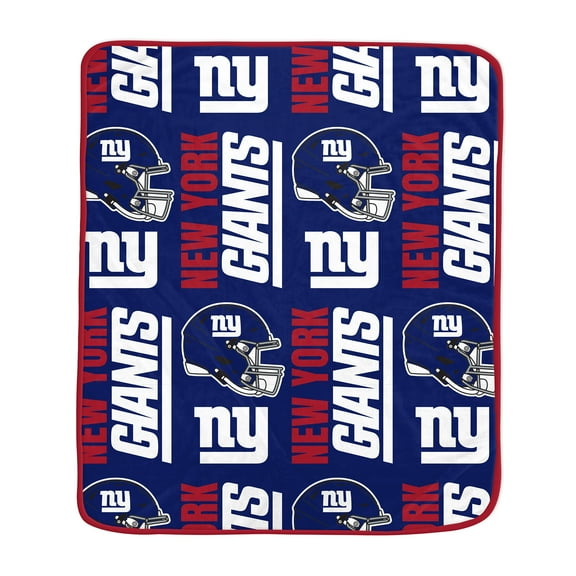 Pegasus New York Giants 50" x 60" Homefield Stacked Logos Ultra Soft Blanket