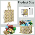 thumbnail image 2 of Summer Sunflower Pattern Reusable Shopping Bag - Washable & Spacious Fabric Tote for Commuters, 2 of 5